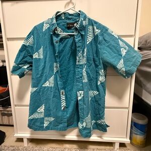 Men's Teal Short Sleeve Shirt